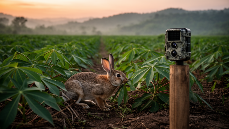 Rabbits, Not Tapirs, Raid Honduran Cassava Fields, Camera Traps Reveal