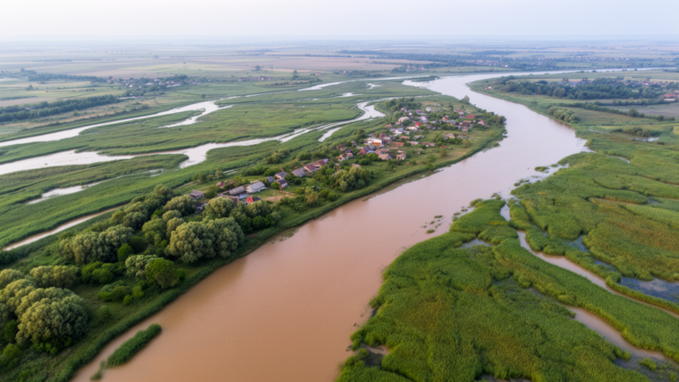 Flood hazard assessment in the Danube Delta using 2D hydraulic modeling