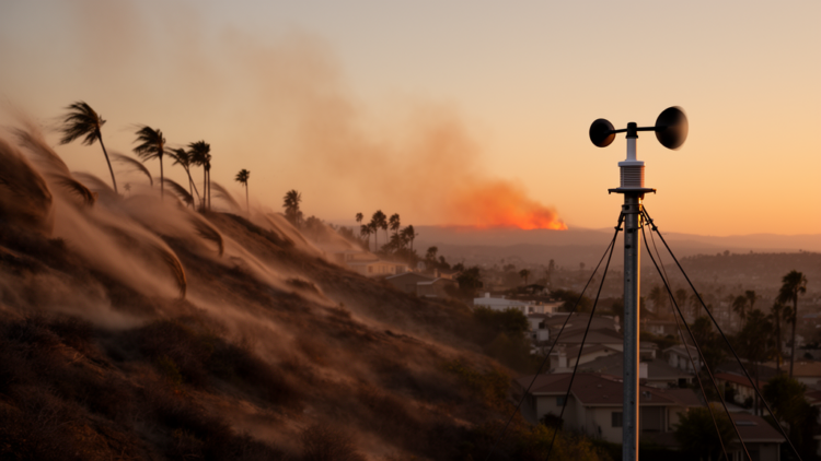 Santa Ana Windstorms That Fuel Deadly Fires and Chatbots That Misread Climate Lead AMS Research Roundup
