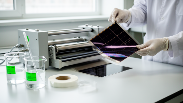 Greener solvent chemistry moves printable perovskite solar cells toward factory scale