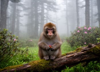 Rare Himalayan Macaques Confirmed as Stable Residents of Xizang’s Forests