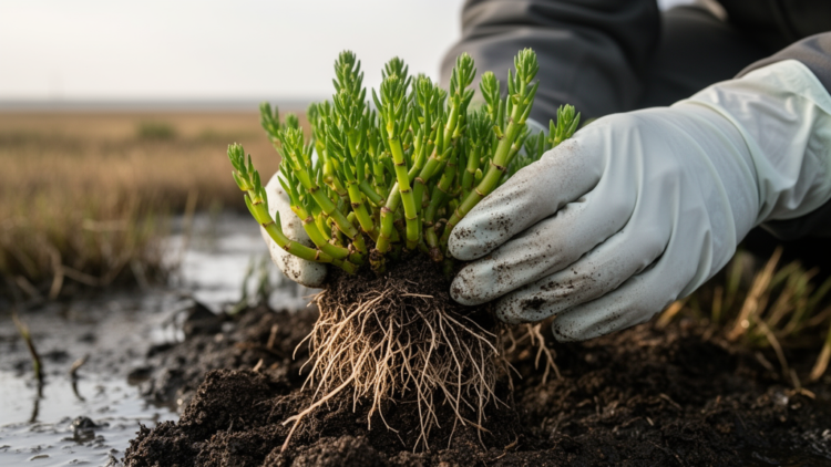 The Hidden Soil Allies That Could Save an Endangered Japanese Glasswort