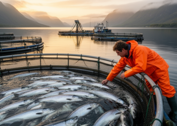 Vaccinated Salmon Kept the Virus Quiet: A Rare Field Study Tracks Infectious Salmon Anemia Through a Full Production Cycle