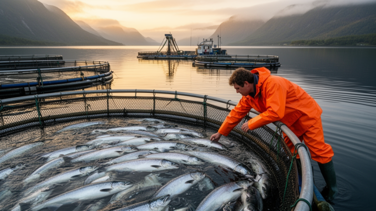 Vaccinated Salmon Kept the Virus Quiet: A Rare Field Study Tracks Infectious Salmon Anemia Through a Full Production Cycle