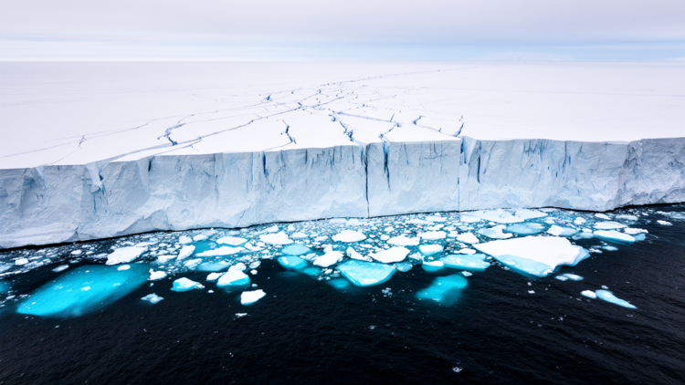 Satellites show Antarctic ice cliffs collapse fast but then stabilize