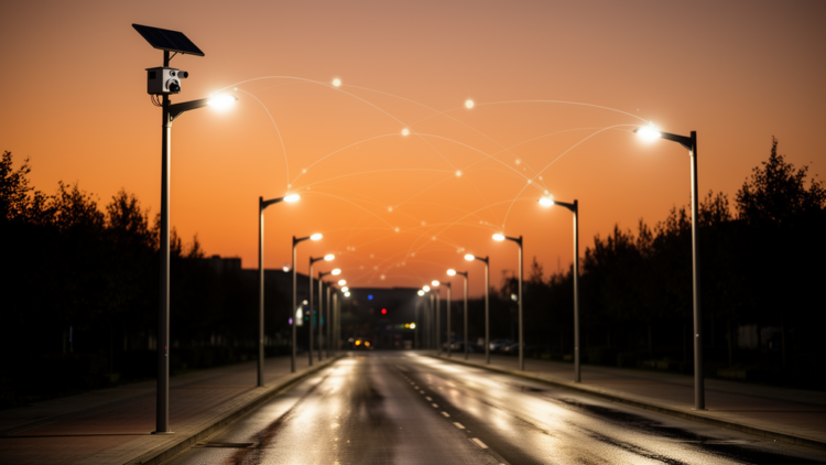 One Sensor, Ten Streetlights: Solar-Powered Mesh Network Spots Faulty Lamps and Dangerous Leakage Currents in Real Time