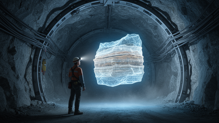 Deep Beneath the Swiss Alps, a Digital Twin of the Rock Is Taking Shape