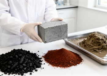 Corn Straw Biochar and Steel Slag Turn Dredged River Silt Into a Cement-Free Construction Material