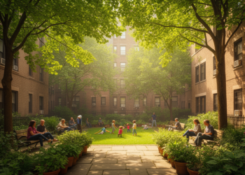 The Courtyard Effect: Why the Green Outside Your Door May Be Urban Health’s Sleeping Giant
