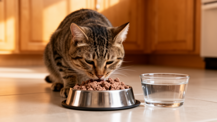 Healthy Cats Take to Wet Kidney Diet in Home Feeding Trial