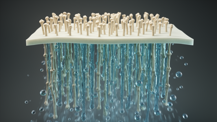 Bone-Mineral Nanowires Boost Water Flow Through Desalination Membranes by 70 Percent