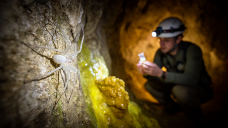 New sulfur-cave spider species discovered on the Greek-Albanian border