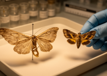 Museum moths lose most of their body weight, and new correction factors can bring it back