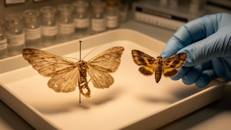 Museum moths lose most of their body weight, and new correction factors can bring it back