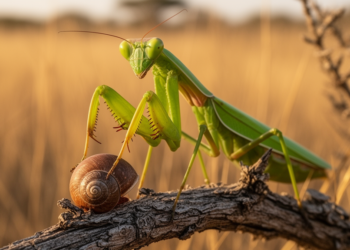 Snail-Eating Mantises: South African Praying Mantids Reveal a Surprising Taste for Mollusks