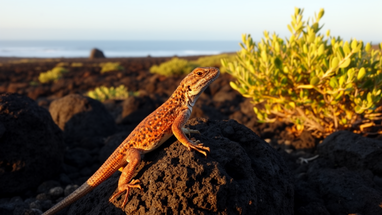 Galápagos Lava Lizards Shrink Their Territories When the Cool-Dry Season Sets In