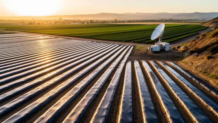 Satellites Now Track Hidden Plastic Mulch Across California’s Farm Fields