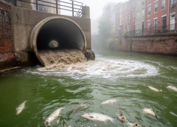 Combined Sewer Overflows Push Philadelphia Watersheds Toward Oxygen Collapse
