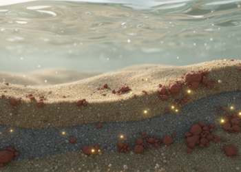 Tiny Clay Particles Decide Where Radium Goes in Sandy Riverbeds