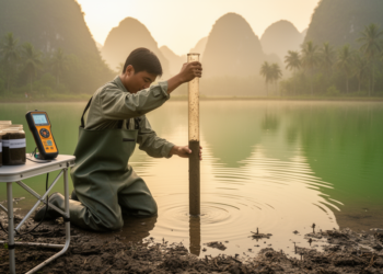 Hidden Radioactivity and Rare Earths Mapped in Vietnamese Lake Sediments