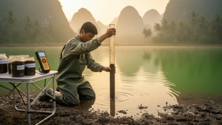 Hidden Radioactivity and Rare Earths Mapped in Vietnamese Lake Sediments