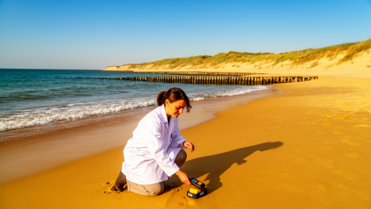 Bulgarian Black Sea Sands Show Radioactivity Below Global Averages