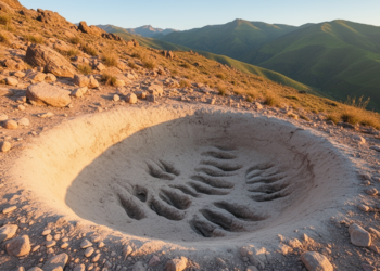 Giant Dinosaurs Dug Nests? Mysterious Bowl-Shaped Pit Found Beside Titanosaur Tracks in Bolivia