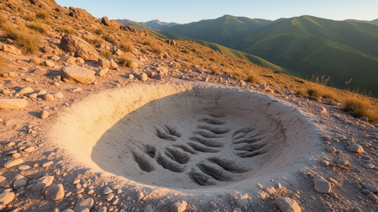 Giant Dinosaurs Dug Nests? Mysterious Bowl-Shaped Pit Found Beside Titanosaur Tracks in Bolivia