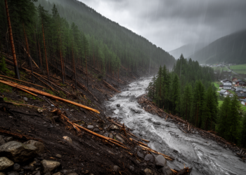 How a Forested Mountain Turned Rain Into a Deadly Debris Flow Machine