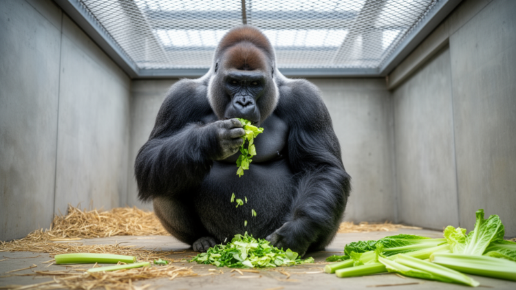 Why Zoo Gorillas Regurgitate and Reingest Their Food: New Study Points to Diets and Boredom