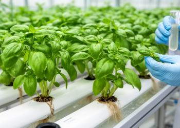 Tuning Hydroponic Nutrient Recipes Steers Basil’s Aroma Chemistry, Study Finds