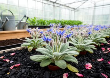 Rose Waste Biochar Helps Borage Fight Off Microplastic Stress, Greenhouse Study Shows