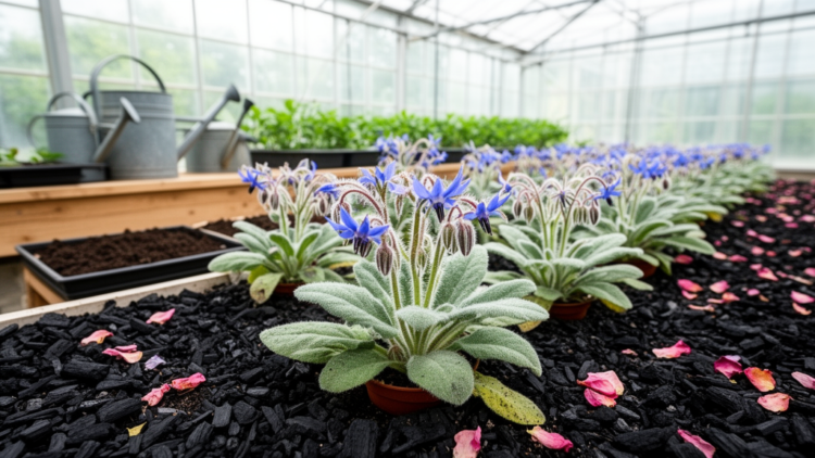 Rose Waste Biochar Helps Borage Fight Off Microplastic Stress, Greenhouse Study Shows