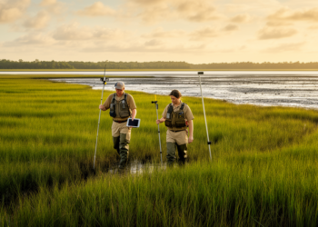 Mapping the Salt Marsh Frontier: Scientists Chart a US Marine Corps Island’s Vanishing Coastal Vegetation