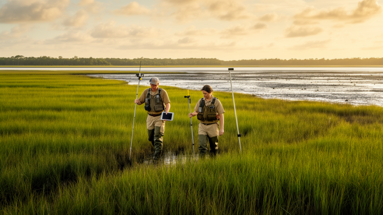 Mapping the Salt Marsh Frontier: Scientists Chart a US Marine Corps Island’s Vanishing Coastal Vegetation