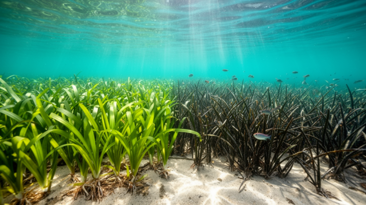 Invasive Seagrass Thrives With Microbial Help From Native Rivals in the Mediterranean