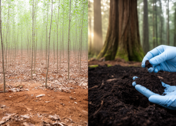 Hidden Microbial Fingerprint Shows Why Young Restored Forests Do Not Yet Match the Real Thing