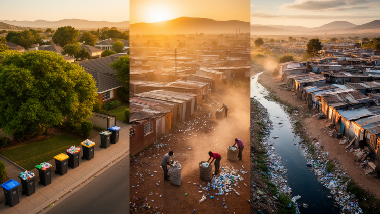 One City, Three Waste Worlds: Income Divides Reshape Recycling in Nelson Mandela Bay