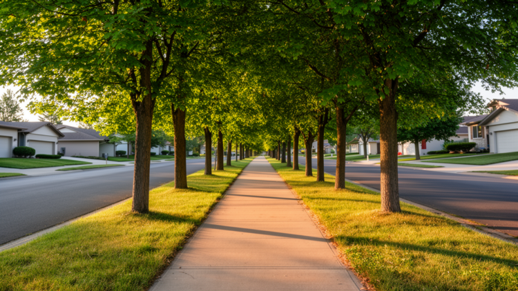 Trees on the Strip: How Planted Street Buffers Could Make Suburbs Feel Far More Walkable