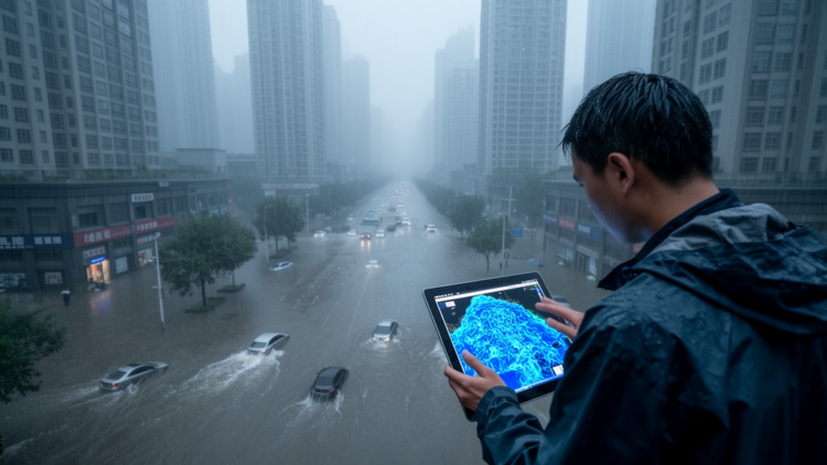 Coupled 1D–2D Hydrodynamic Model Maps Wuhan Waterlogging Hotspots Under 20-Year Storm