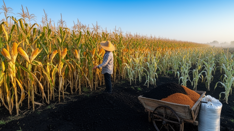Humic Acid and Chicken Manure Lift Maize Yields Nearly 46 Percent in China’s Alkaline Black Soils