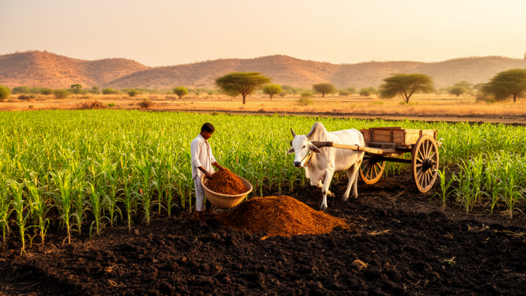 Decades of Manure Build Climate-Resilient Farms in Semiarid India