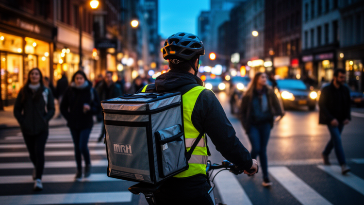 Visible yet unseen: unpacking the (in)visibilities of food-delivery riders in public space