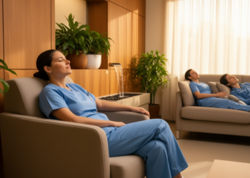 Hospital’s Restorative Rooms Draw Thousands of Stressed Workers in First Months