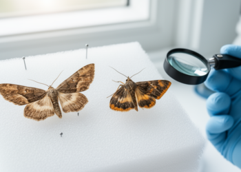 New moth species stuns scientists with dramatically different males and females