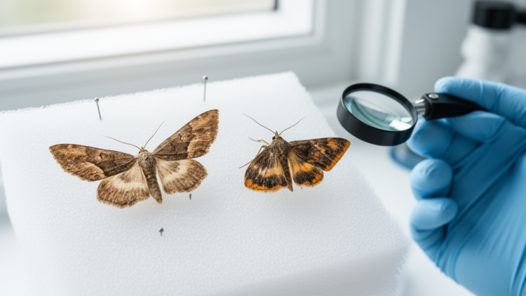 New moth species stuns scientists with dramatically different males and females