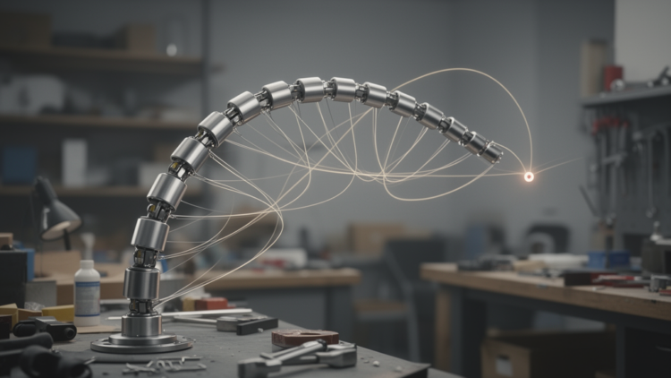 Hybrid optimizer cracks the inverse kinematics puzzle of cable-driven continuum robots