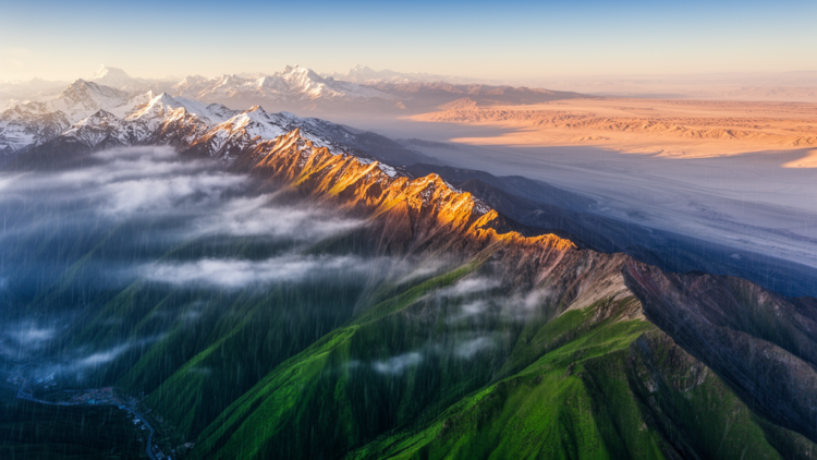 Himalayan Precipitation Extremes Reveal a Stark North-South Divide, 40-Year Study Finds