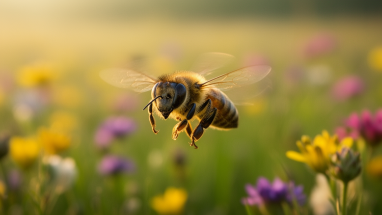 Seeing the landscape through a bee’s eyes: model maps every flower that matters