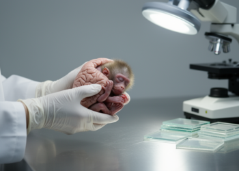 Baboon pregnancies reveal how pollution, infection and alcohol reshape the fetal brain